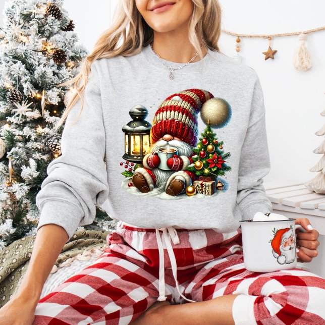 Warm Christmas Gnome Women's Sweatshirt (Warm Gnome Women's Sweatshirt. )