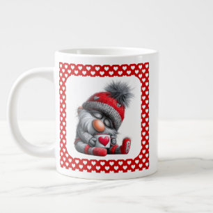 "Warm & Cozy" Schlafender Gnom Winter-Cocoa Jumbo-Tasse