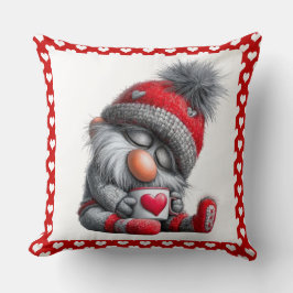 "Warm & Cozy" Sleepy Gnome | Winter Cocoa Kissen