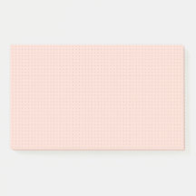 Warm-Dot-Grid-Post-It-Notes