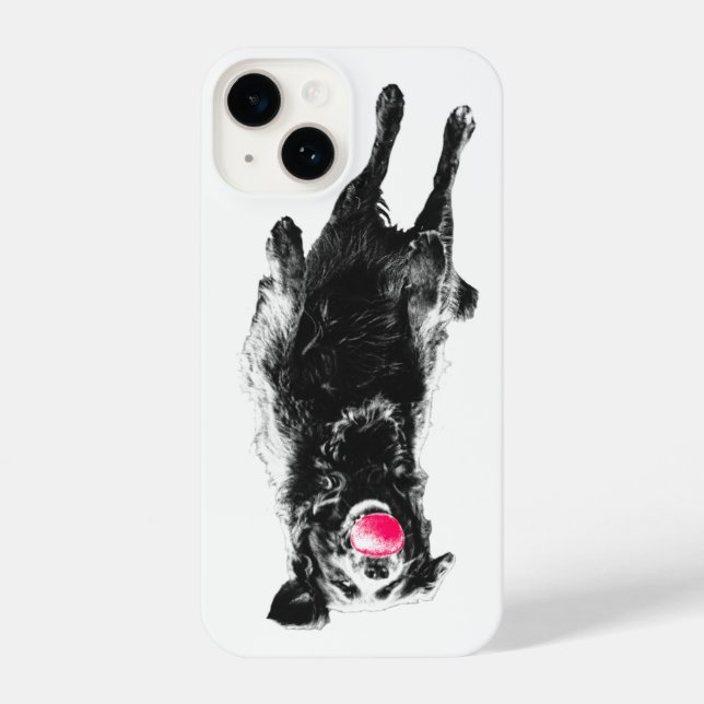 Warm ember accent iPhone 14 hülle (Rückseite)