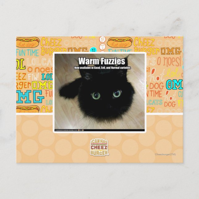 Warm Fuzzies Postkarte (Vorderseite)