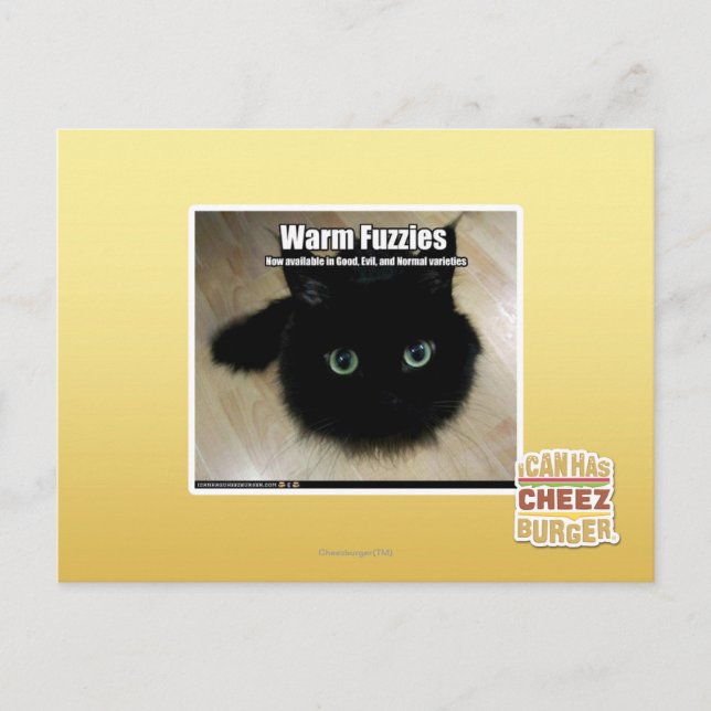 Warm Fuzzies Postkarte (Vorderseite)