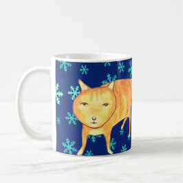 Warm Fuzzies & Winter Flurries Christmas Cat Kaffeetasse