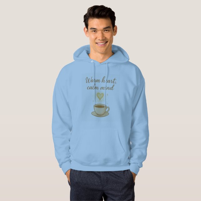 Warm Heart Calm Mind Cozy Hoodie (Vorne ganz)