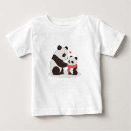 Warm Hugs, Panda-Liebe Baby T-shirt