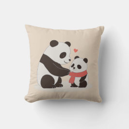 Warm Hugs, Panda-Liebe Kissen