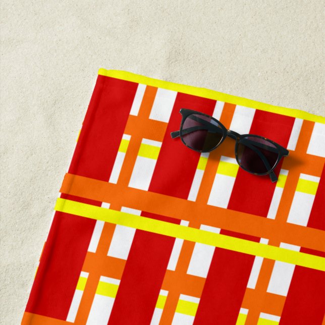 Warm Kariert Strandtuch (Beispiel)