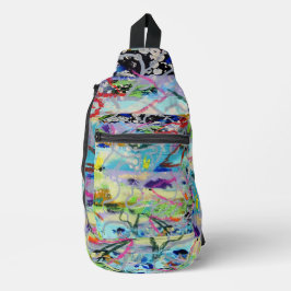 Warm Layers by Lydia's Art Sangria Crossbody Bag