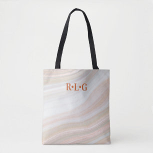 Warm Marble Geode Tasche