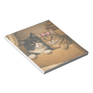 Warm Moments Cats in a Box Notepad Notizblock