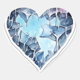 Warm my heart, personalisiert Herz-Aufkleber