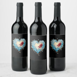 Warm my heart, personalisiert weinetikett