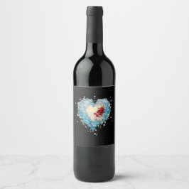 Warm my heart, personalisiert weinetikett