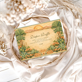 Warm Neutral Desert Canyon Diapper Raffle  Begleitkarte