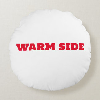 Warm Side Cool Side Reverable Pillow Rundes Kissen