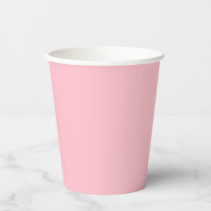Warm Solid Pink Pappbecher