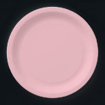 Warm Solid Pink Pappteller<br><div class="desc">WARME UND VIBRANTE FARBE Eine tiefe Farbe,  die Power und Intimität vermittelt.</div>