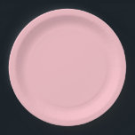 Warm Solid Pink Pappteller<br><div class="desc">WARME UND VIBRANTE FARBE Eine tiefe Farbe,  die Power und Intimität vermittelt.</div>