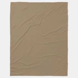 Warm Taupe Fleecedecke