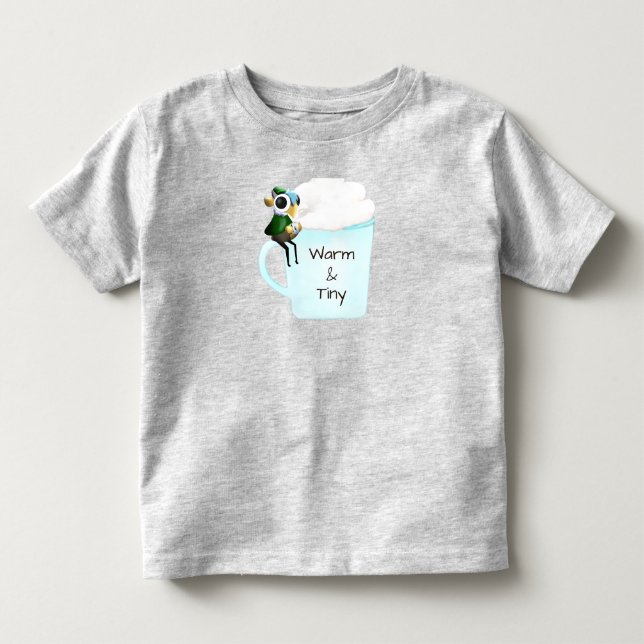 Warm & Tiny Eclipse Das Tiny Dragon Cocoa Shirt (Vorderseite)