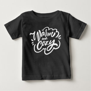 Warm und gemütlich baby t-shirt