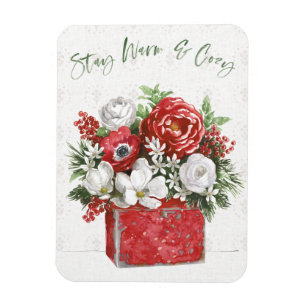 Warm und gemütlich bleibe magnet