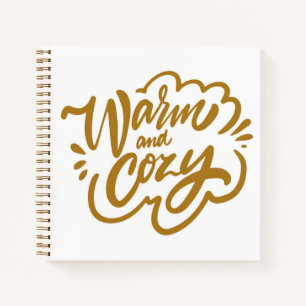 Warm und gemütlich notizbuch