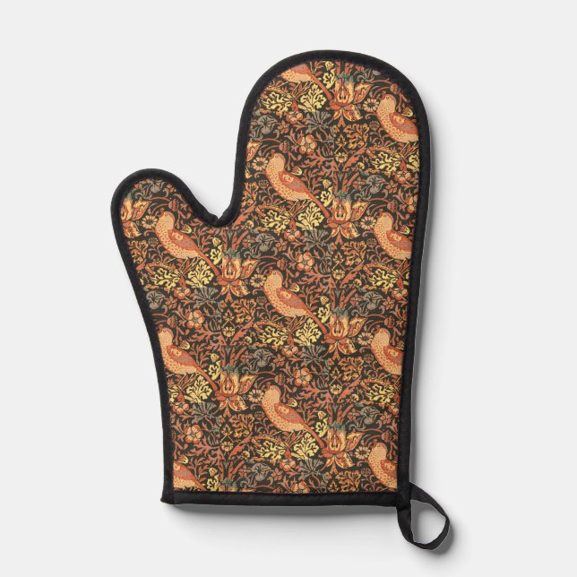 Warm und gemütlich William Morris Ofenhandschuh (Vorderseite)