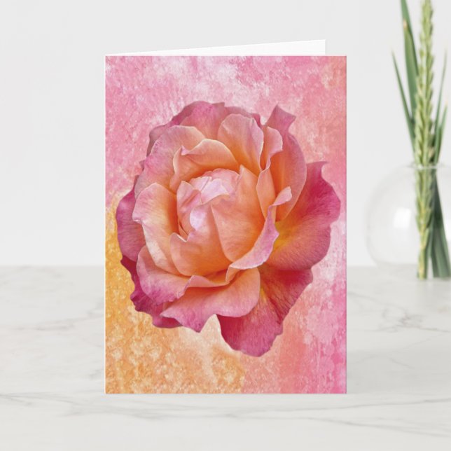 Warm und knusprig karte (Vorderseite)