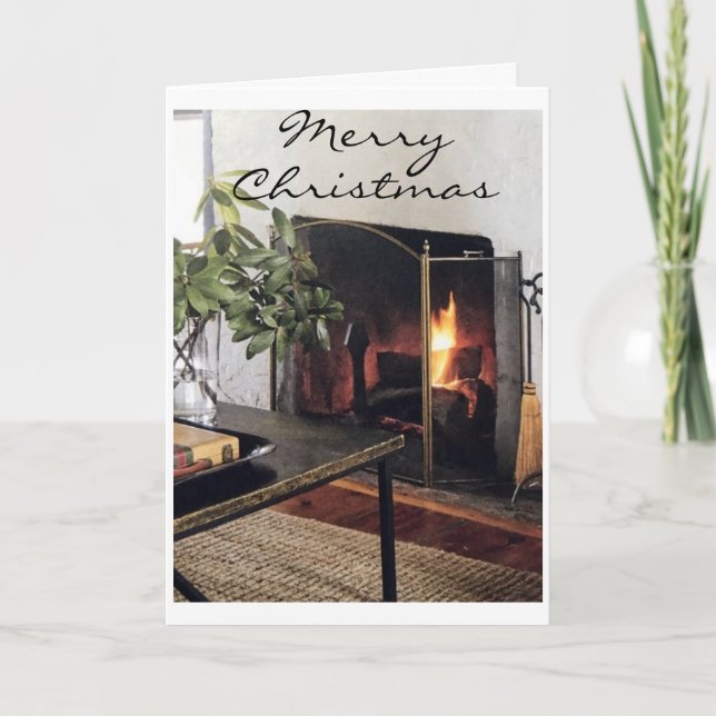 ***WARM UND TOASTY*** CHRISTMAS WISHER FEIERTAGSKARTE (Vorderseite)