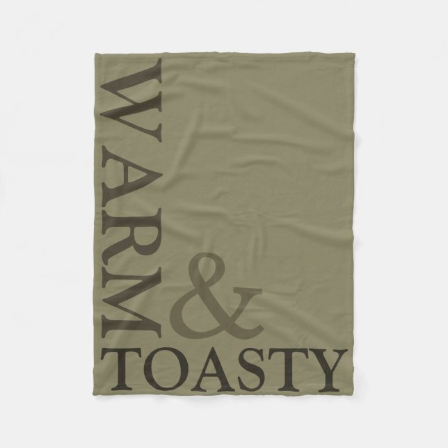 WARM UND TOASTY FLEECKET FLEECEDECKE (Vorderseite)