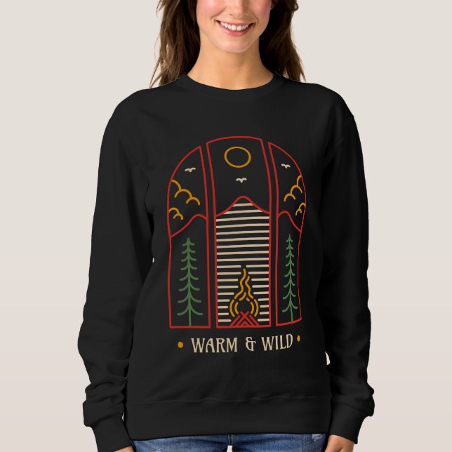 Warm und Wild Sweatshirt (Vorderseite)