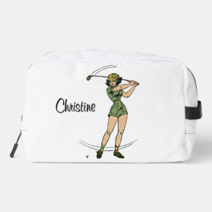 Warm Up zum Golfen Persönliche Lady Golfer Waschbeutel