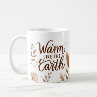Warm wie die Tasse der Erde - Ästhetik Boho Kaffee