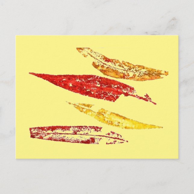 "Warm Willows" - Postkarte für Landstraßen (Vorderseite)