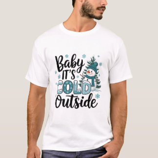 Warm winter cozy designs for festive times T-Shirt