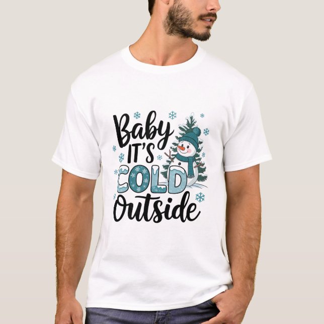 Warm winter cozy designs for festive times T-Shirt (Vorderseite)