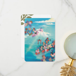 Warm Wishes Countryside Postcard Dankeskarte