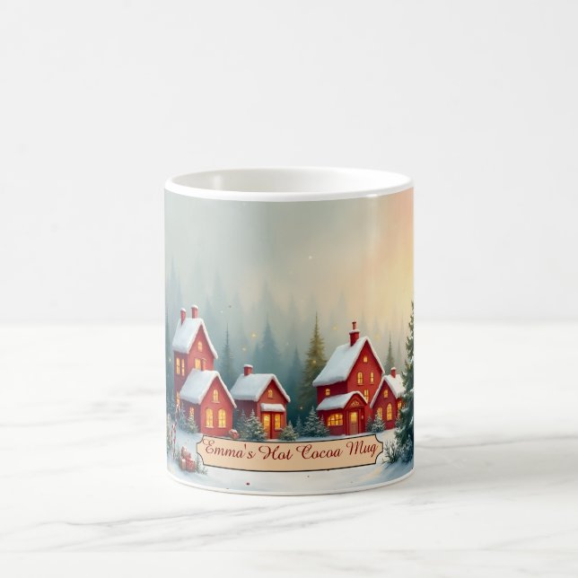 Warm Wishes Personalized Christmas Mug (Centre)