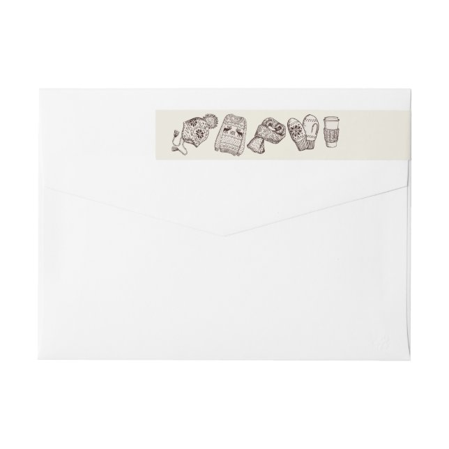 Warm Wishs Holiday Essentials Address Label (Rückseite)