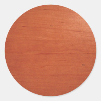Warm Woodgrain Texture v.2 Runder Aufkleber
