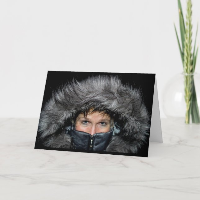 Warm zu senden wünscht dir den Weg Karte (Vorderseite)