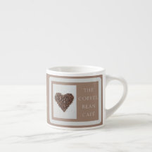 Warme Artisan-Kaffeeshop-Geschäftsmarke