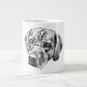 Warme Augen in Ernteglühen Jumbo-Tasse