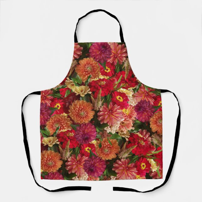 Warme Blüte Schürze (Vorderseite)