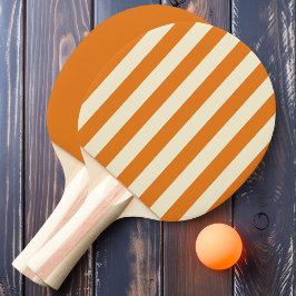 Warme Citrus Polo Streifen und fest Tischtennis Schläger