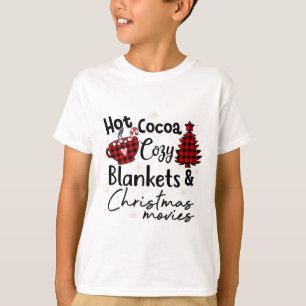Warme Cococoa Cosy Blankets Weihnachtsmovies Buffa T-Shirt
