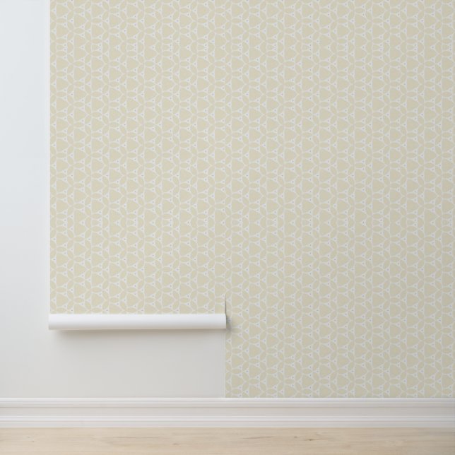 Warme Creme-Minimalistik Tapete (Anwendung)