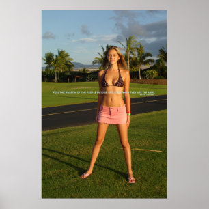 Wärme der Menschen Poster